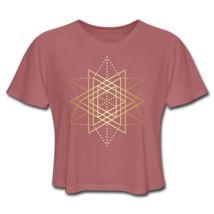 Sacred Geometry Crop Tee - $52.02 CAD