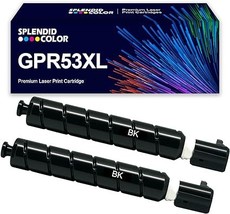 Gpr53 Black Toner Cartridges Remanufactured Gpr-53 Toner Cartridges Repl... - $201.99