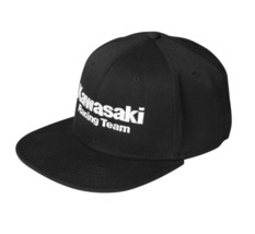 Factory Effex Men&#39;s Kawasaki Team Hat Cap Lid Black S/M - $29.92