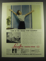 1957 Hunter Douglas Luxaflex Venetian Blinds Ad - Look at the change with  - £14.78 GBP