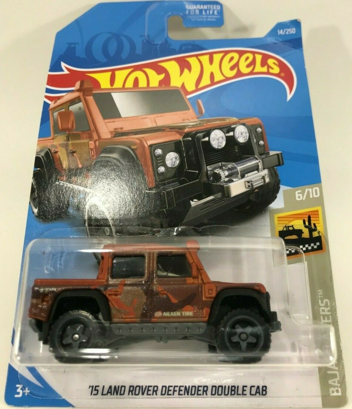 Hot Wheels - &#39;15 Land Rover Defender Double Cab - Scale 1:64 - Orange - $9.95