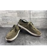 Sanuk Sneakers  Men 10M Vagabond Lace Shoes Green Canvas Comfort Casual ... - $27.54