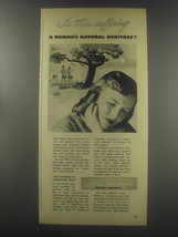 1946 Lydia E. Pinkham&#39;s Vegetable Compound Ad - Is this suffering a woman&#39;s  - £14.27 GBP