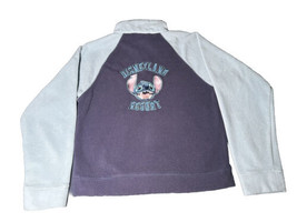 Disney Stitch Youth XL Blue Fleece Zip-Up Sweatshirt Stitch Disneyland Blue - £14.29 GBP