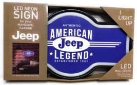 Jeep Led Neon 17 inch Rope Wall Sign-American Legend New - £33.95 GBP