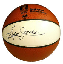 Sam Jones Celtics Autographed Signed Full Sized Hall Of Fame Spalding Basketball - £133.71 GBP