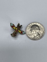 Vintage Tribal Pin Back 3/4&quot; Inch - $19.41