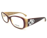Vogue Eyeglasses Frames VO 2813-B 1984 Purple Beige Silver Rectangle 51-... - $50.91