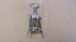 Chrome Plated Hand Corkscrew Puller 6&quot; Tall for Wine Bottles - £15.80 GBP