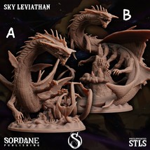 3D Printed Sordane Publishing Sky Leviathan Monster Mayhem II 28 32mm D&D - $151.39 - $294.45