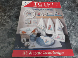 TGIF Nautical Kitchen by Jeanette Crews Cross Stitch - £7.85 GBP