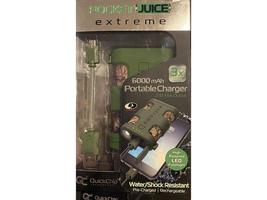 Pocket Juice Cell Charger Extreme 6000 mAh Moss  - £31.16 GBP