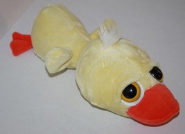 Toms Amusement Platypus Duck Yellow Plush 12&quot; Orange Feet Laying Tummy Soft Toy - £10.86 GBP