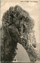 Vtg Cartolina 1910s Isola Di Capri Italia Naturale Arco Naturale Non Usato Unp - £4.79 GBP