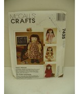 Vintage 1989 McCall&#39;s A Victorian Treasure 4344 Doll Clothes Pattern - £3.21 GBP