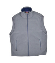 Patagonia Synchilla Fleece Vest Jacket Mens L Grey Full Zip Sweatshirt - £28.23 GBP