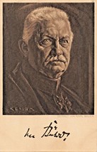 German Generaloberst Karl Von Bülow~Karl Bauer Artist Portrait 1912 Postcard - £4.20 GBP