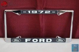 1972 Ford Car Pick Up Truck Front Rear License Plate Holder Chrome Frame New - £14.91 GBP