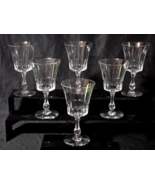 FOSTORIA Blown Crystal GEORGIAN 6.75&quot; Water Goblets (Stem 6097) - Set Of 6 - $59.98