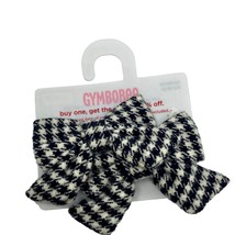 Gymboree Black/White Check Bows Hair clips Set NWT 2008 Holiday Line - £3.82 GBP