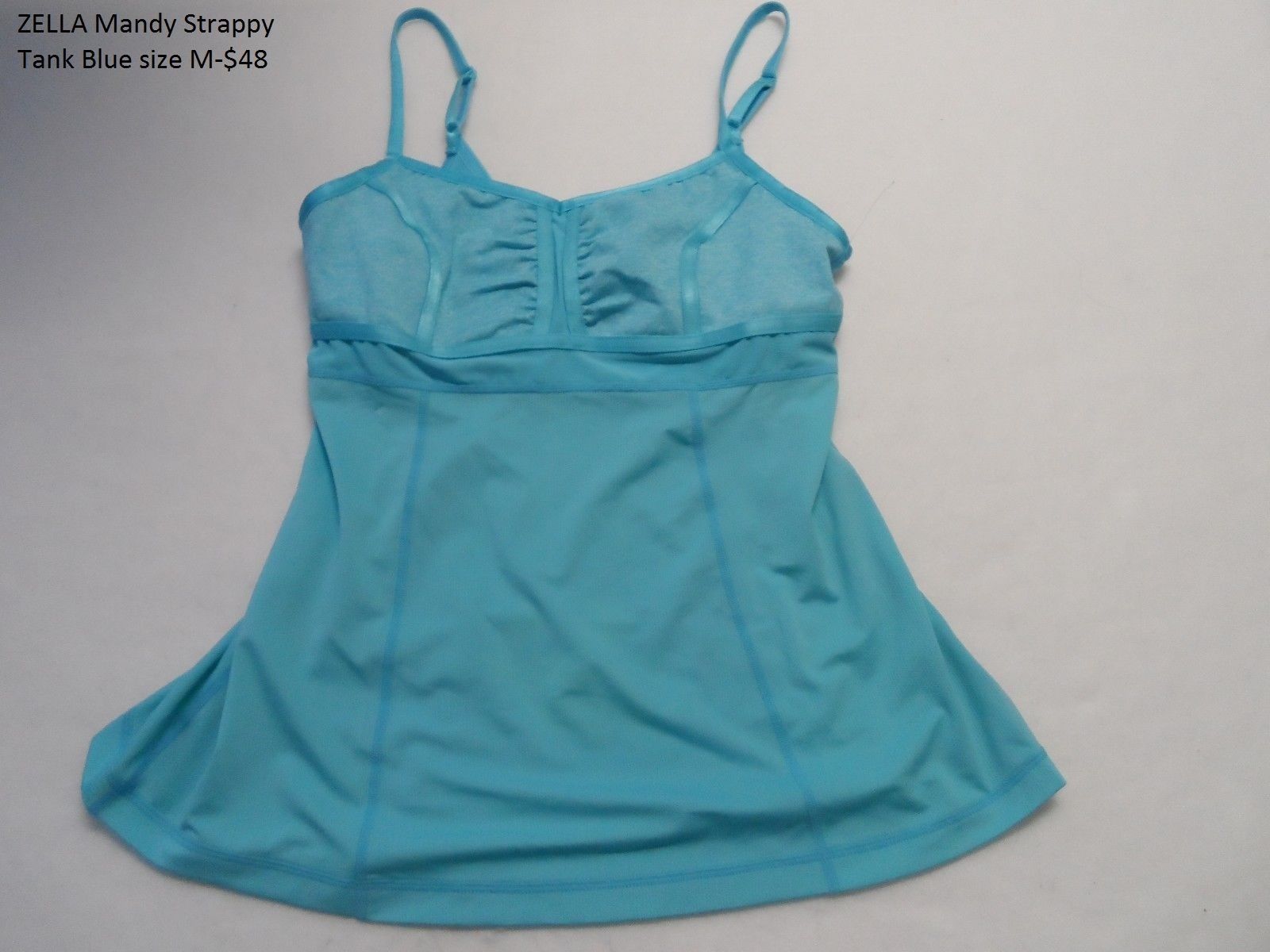 Primary image for ZELLA Mandy Strappy Tank Blue size M-$48