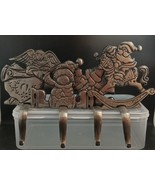 Noel Grandeur Christmas Santa Cast Iron Vintage Stocking Hangers Holders... - $135.47 CAD