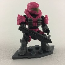 Mega Construx Halo Mini Figure Pink Spartan w Weapon Infinite Series 202... - $15.79
