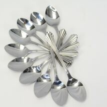 Oneida Dublin Teaspoons 6-1/4"  Stainless Lot of 11 - $29.39