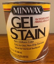 (1) Minwax GEL Stain for Interior Wood Surfaces Quart CHESTNUT Multiple Avail - £34.02 GBP