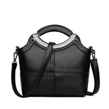N bag 2022 new large capacity elegant handbag leisure solid color soft leather shoulder thumb200