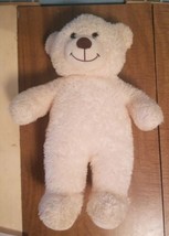 Build A Bear Workshop Cream Colored 15&quot; Plush Bear Stuffed Animal Nice - $6.85