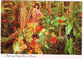 Hawaii Postcard Fruits and Vegetables in the Rainforest Anthurium - £2.35 GBP