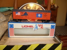 Lionel O Gauge Spirit Of 76 VIRGINIA BOX CAR 6-7610 BOXED - £129.74 GBP