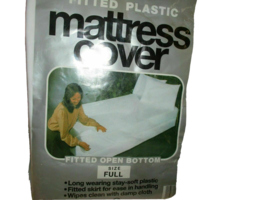 Better Home Full Size Fitted Fitted Plastic Mattress Size Full - £11.92 GBP