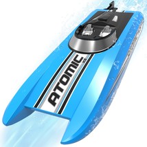 Remote Control Boats For Pool And Lake 20+Mph Atomic Xs High Speed Rc Boat For K - £72.04 GBP