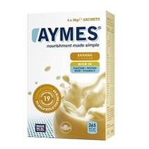 AYMES Banana Nutritional Shake Sachets 4x38g - $7.10