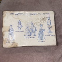 The Americana Pewter Collection AH71 5 Figures Set Early America 1995 - £3.95 GBP