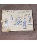 The Americana Pewter Collection AH71 5 Figures Set Early America 1995 - £3.94 GBP