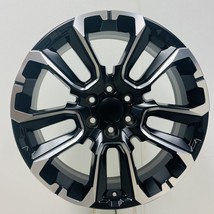 22&quot; Black With Milled Edge Wheels For Chevy Silverado Suburban Tahoe Avalanche - £925.10 GBP