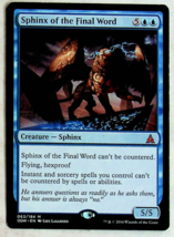 Sphinx of the Final Word - Oath of the Gatewatch Ed. - 2016 -Magic The Gathering - £2.39 GBP