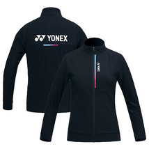 YONEX 2023 Women&#39;s Woven Jacket Badminton Apparel Clothing Top Black 231... - £84.88 GBP