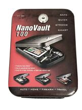 GunVault NanoVault NV100 Small Arms Safe Auto Home Travel W/ Key &amp; Cable... - $530.95 MXN