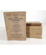 Print Collector&#39;s Quarterly Lot of 10 1914-1941 Various Editors Paperback - £46.44 GBP