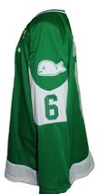 Any Name Number New England Whalers Retro Hockey Jersey Green Any Size image 4