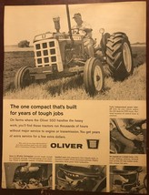 Oliver 550 Tractor Original Magazine Ad - $10.00
