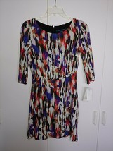 FRENCH CONNECTION LADIES 3/4-SLEEVE 100% VISCOSE RAYON DRESS-NWT-$198 OR... - £10.88 GBP