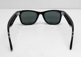 Ray-Ban Meta Wayfarer RW4008 601/71 53mm AI Glasses Shiny Black /Green image 5