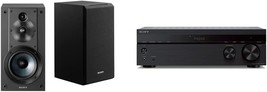 Black Sony Sscs5 3-Way 3-Driver Bookshelf Speaker System (Pair) And Strd... - £402.58 GBP