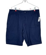 Old Navy Men&#39;s Shorts Lived-In Straight Flat Front Chino Khaki Blue Sz. ... - $22.56