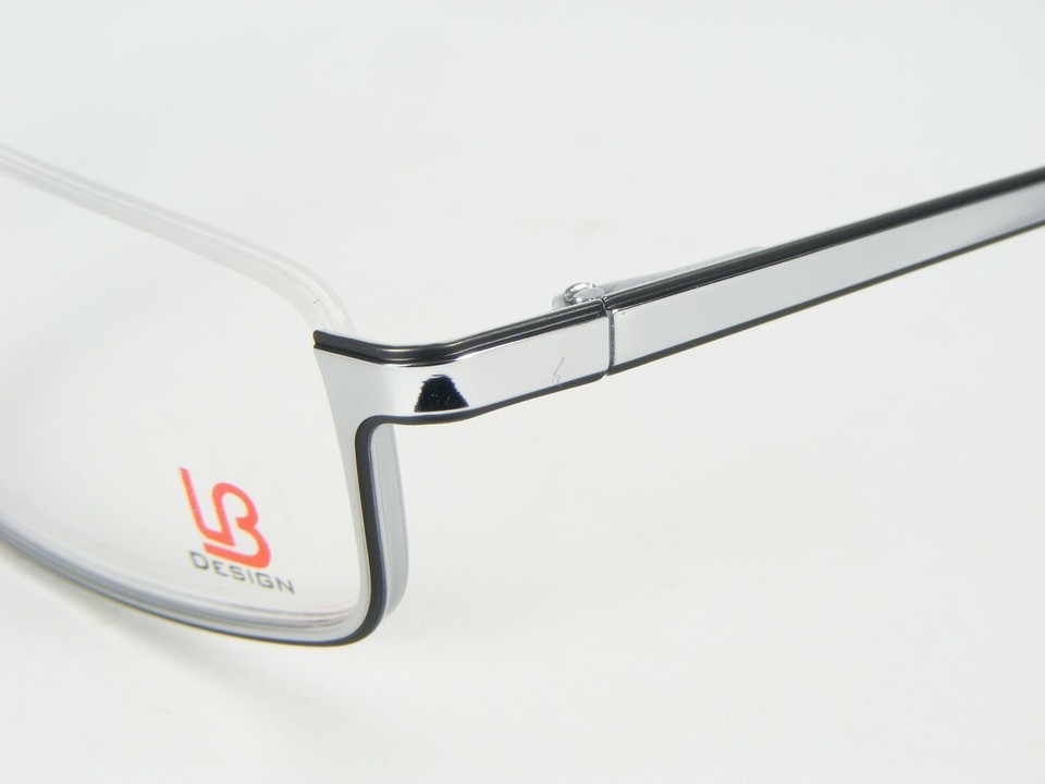 LB Design LB-1067 C 02 Silver/Black Eyeglasses Metal Frames 51-19-145mm-
show... Item image 5